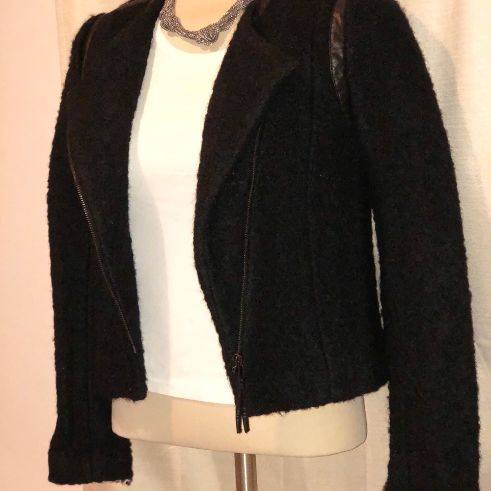 H&M wool Moto Jacket